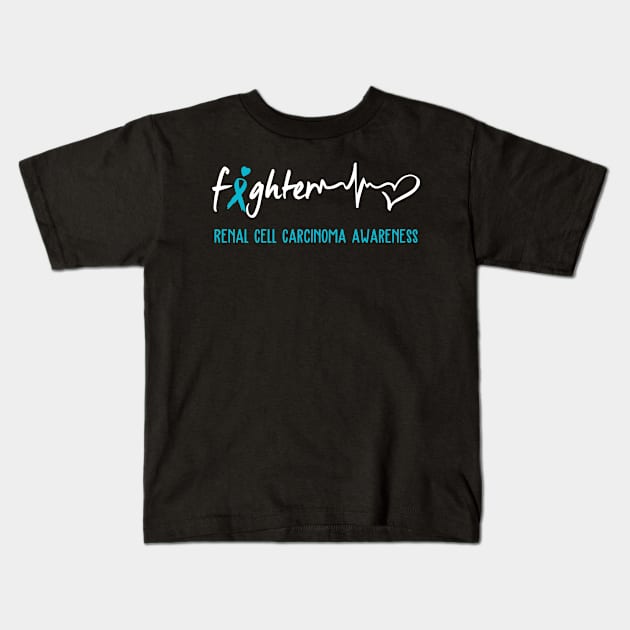 Renal Cell Carcinoma Awareness Support Renal Cell Carcinoma Fighter Gifts Kids T-Shirt by ThePassion99